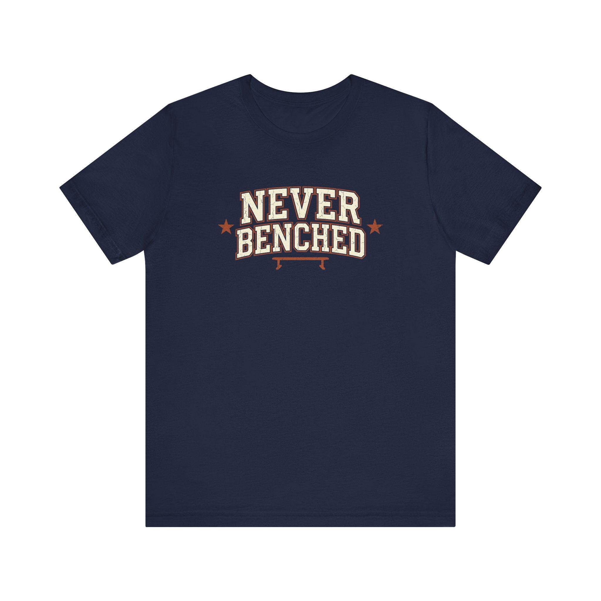 Never Benched | Varsity Nurse T-Shirt