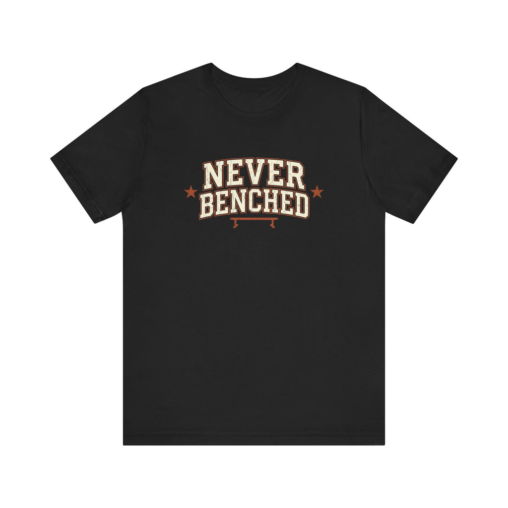 Never Benched | Varsity Nurse T-Shirt