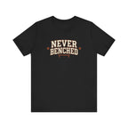 Never Benched | Varsity Nurse T-Shirt