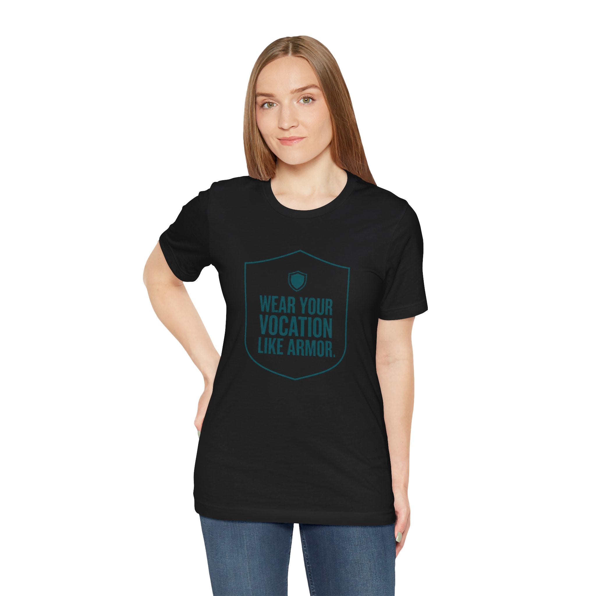 Wear Your Vocation Like Armor | Empowering Nurse T-Shirt