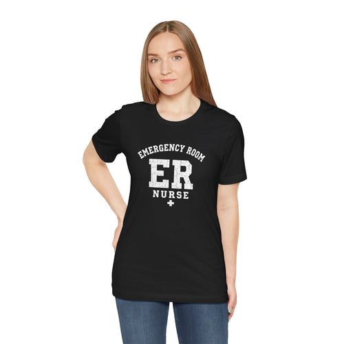 ER Emergency Room Nurse | Varsity Arc T-Shirt