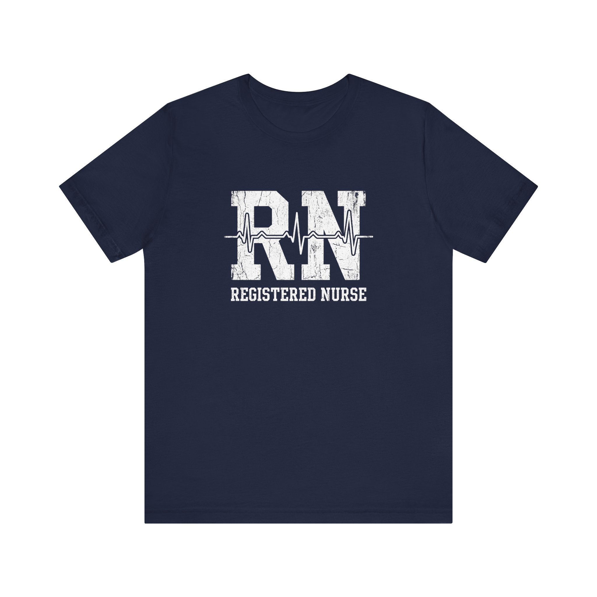 RN Registered Nurse | Varsity Heartbeat T-Shirt