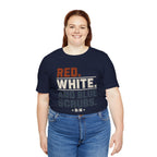 Red. White. And Blue Scrubs. Tee