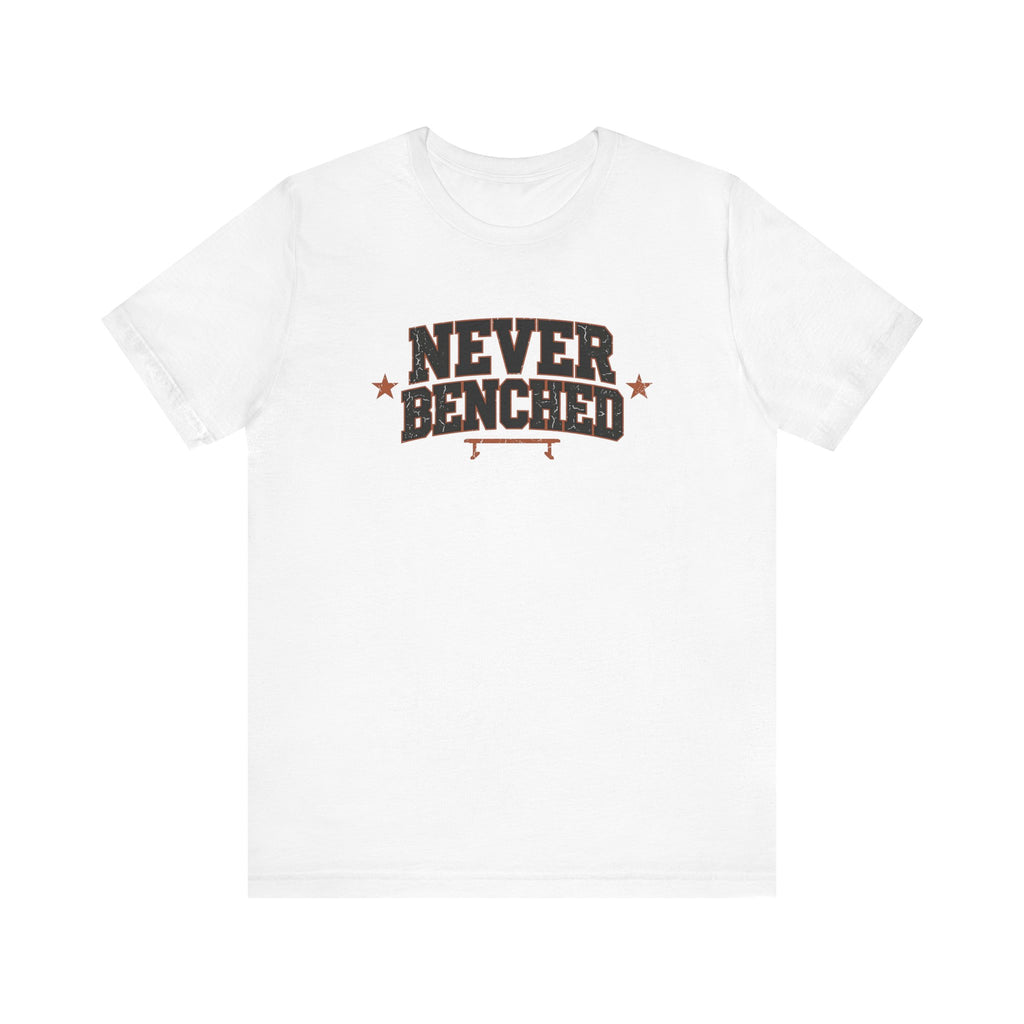 Never Benched | Varsity Nurse T-Shirt