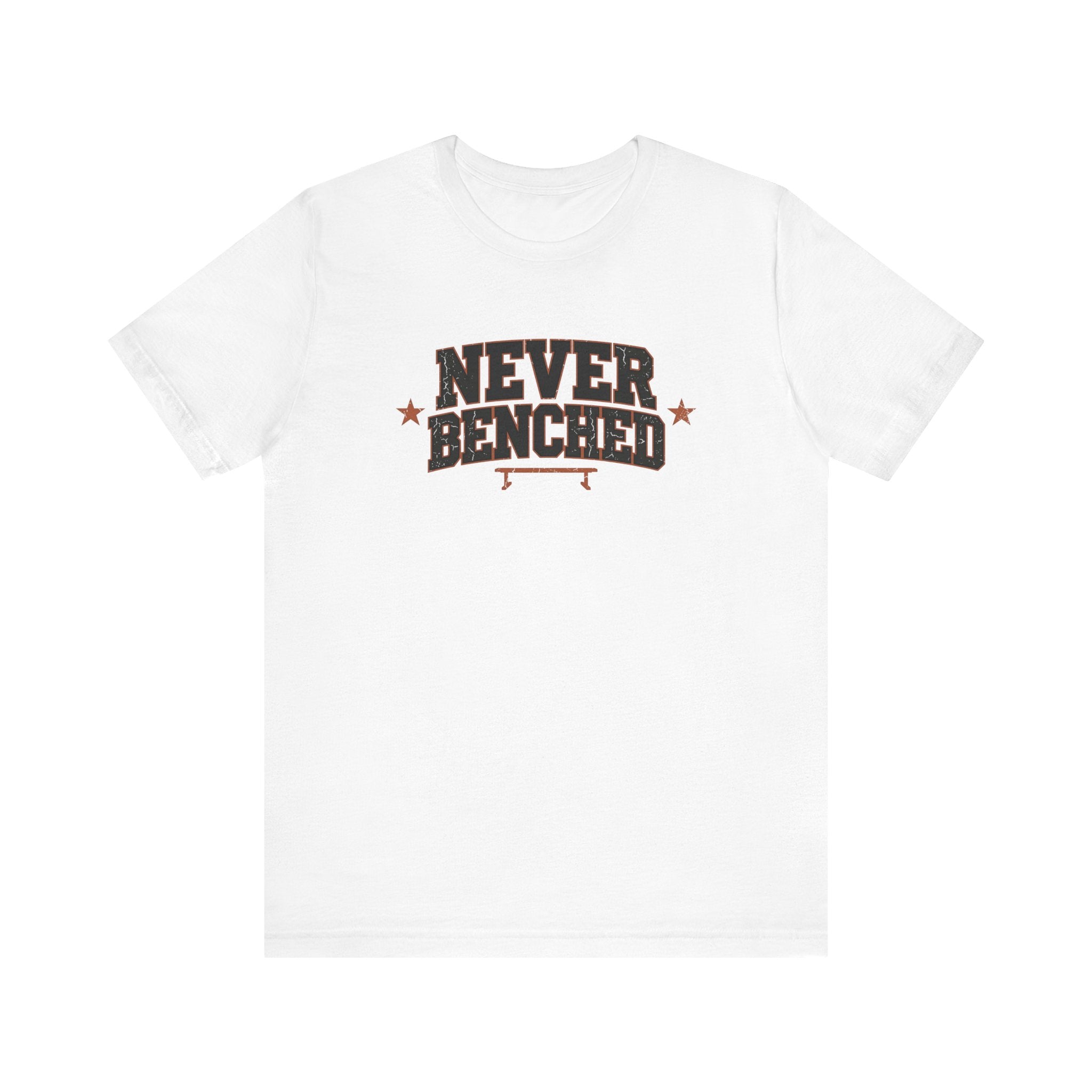 Never Benched | Varsity Nurse T-Shirt