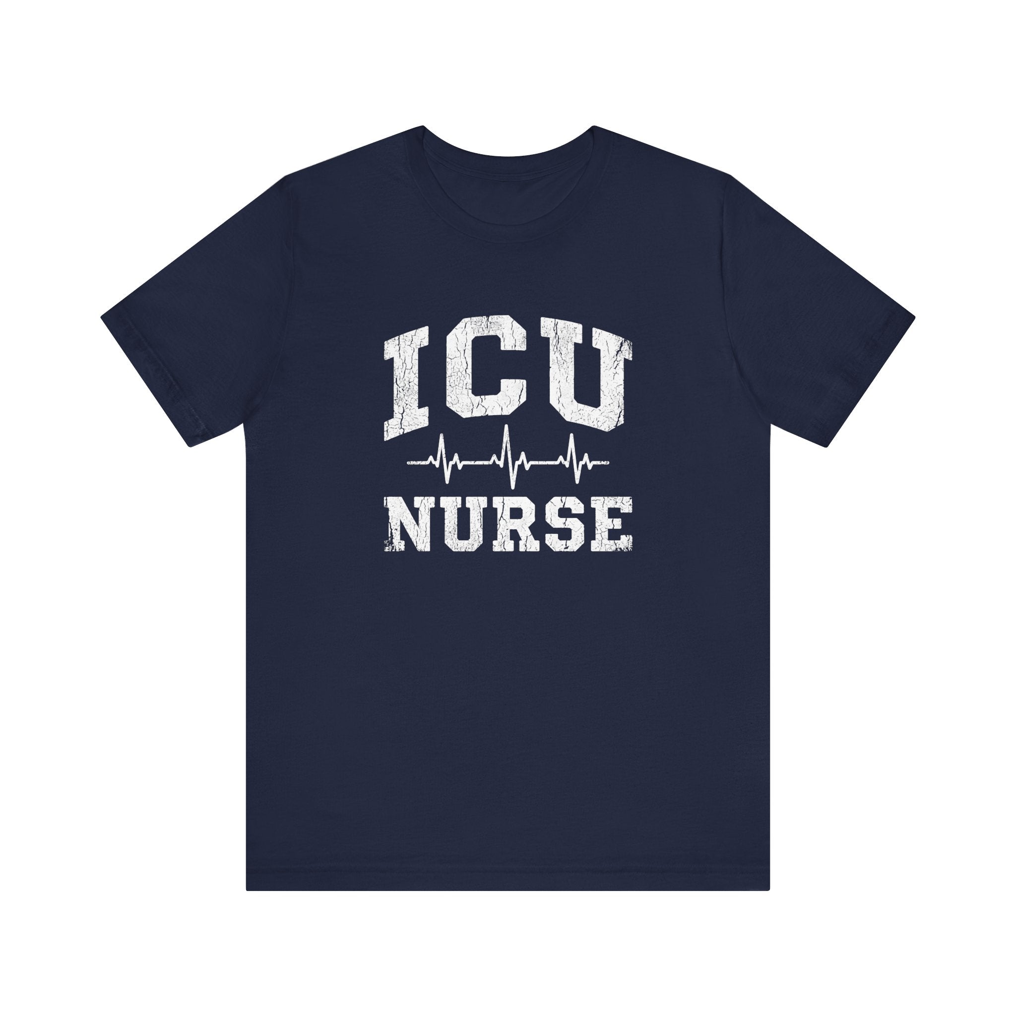 ICU Nurse | Varsity Heartbeat T-Shirt