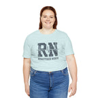 RN Registered Nurse | Varsity Heartbeat T-Shirt