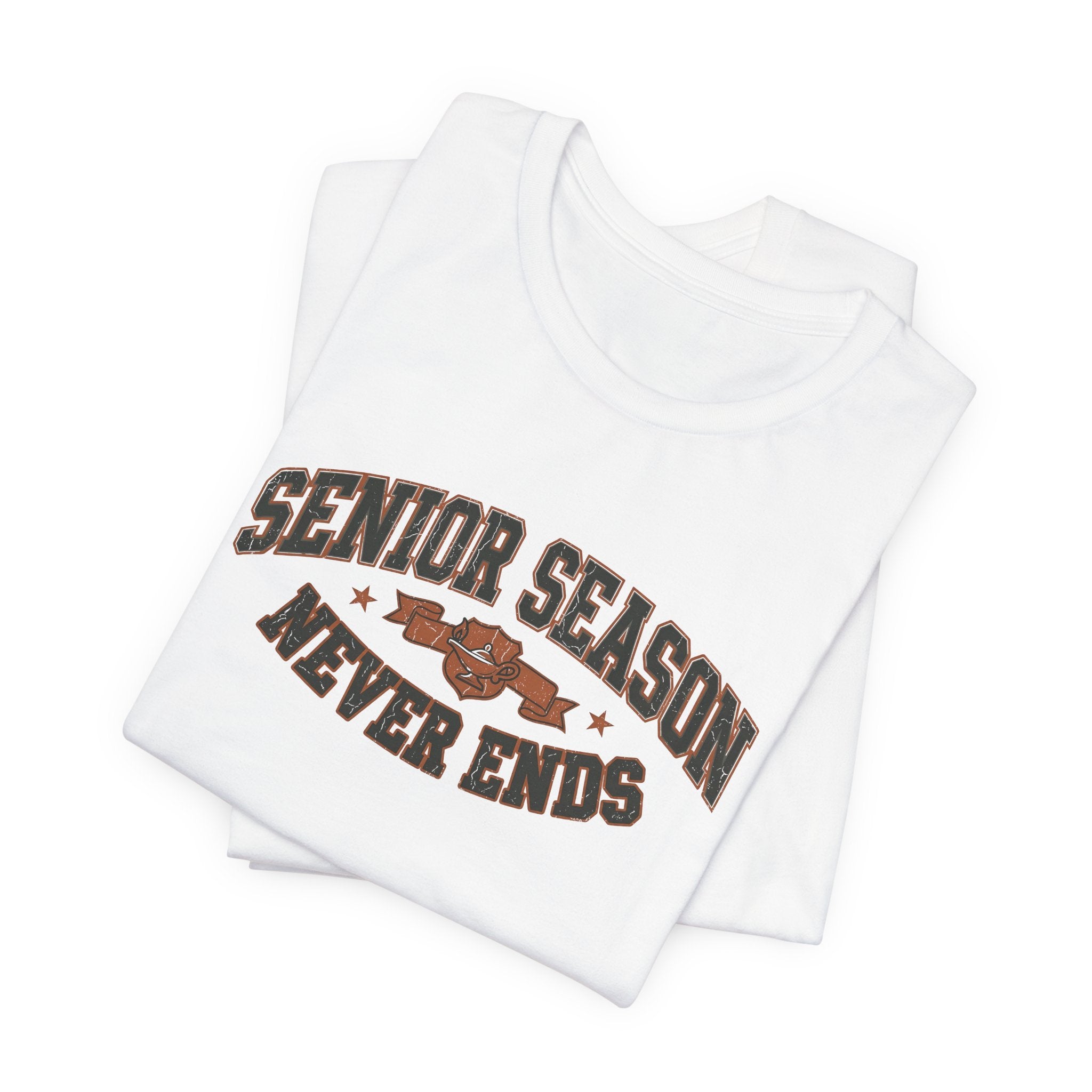 Senior Season Never Ends | Varsity Nurse T-Shirt
