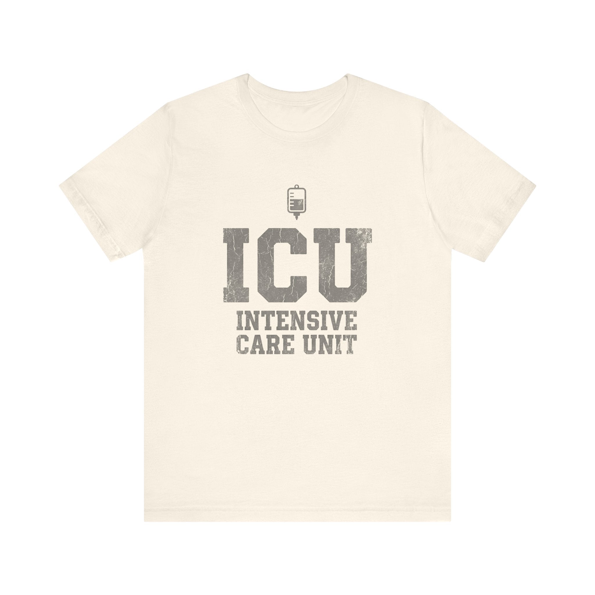 ICU Intensive Care Unit | Varsity Block Nurse T-Shirt