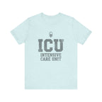 ICU Intensive Care Unit | Varsity Block Nurse T-Shirt