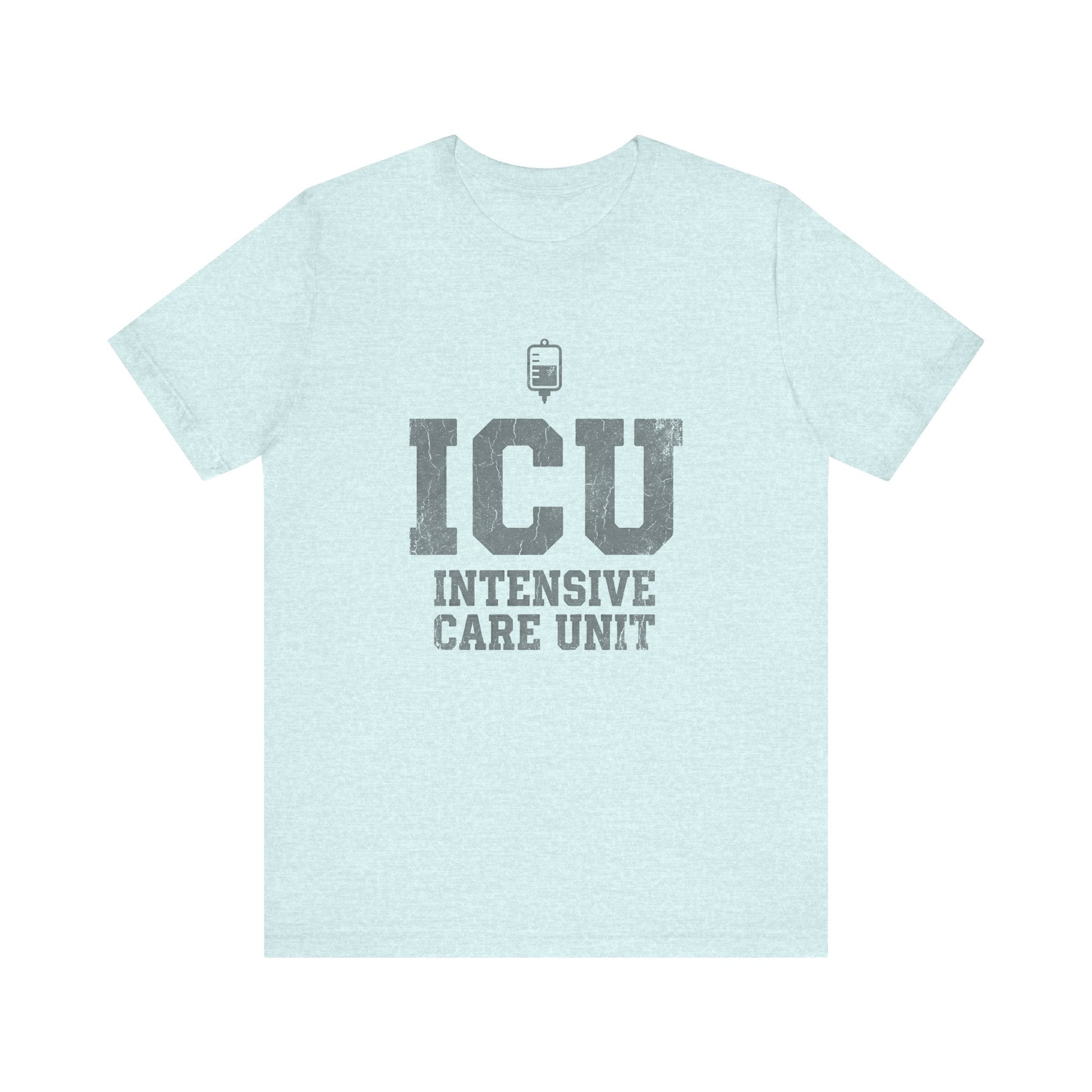 ICU Intensive Care Unit | Varsity Block Nurse T-Shirt
