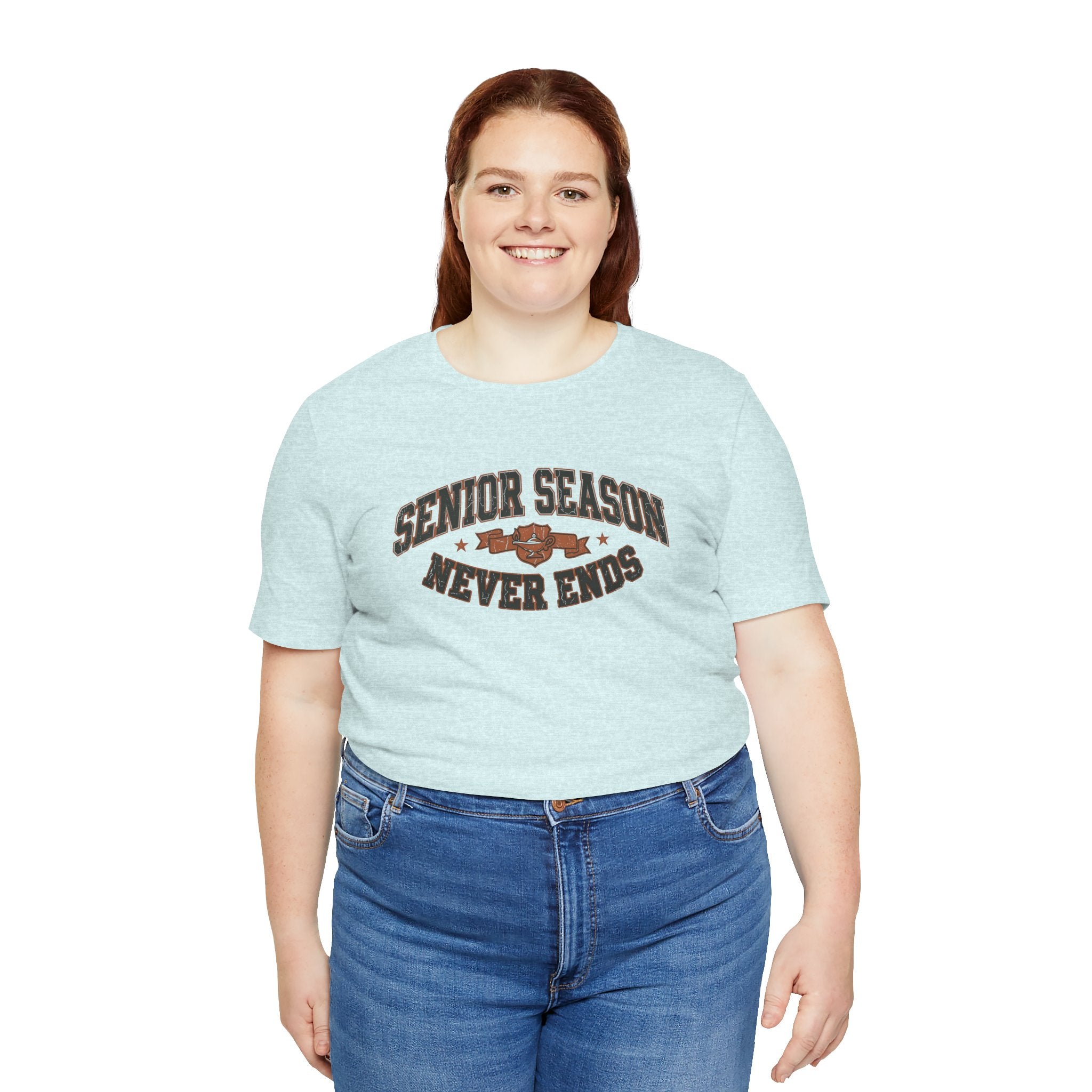Senior Season Never Ends | Varsity Nurse T-Shirt