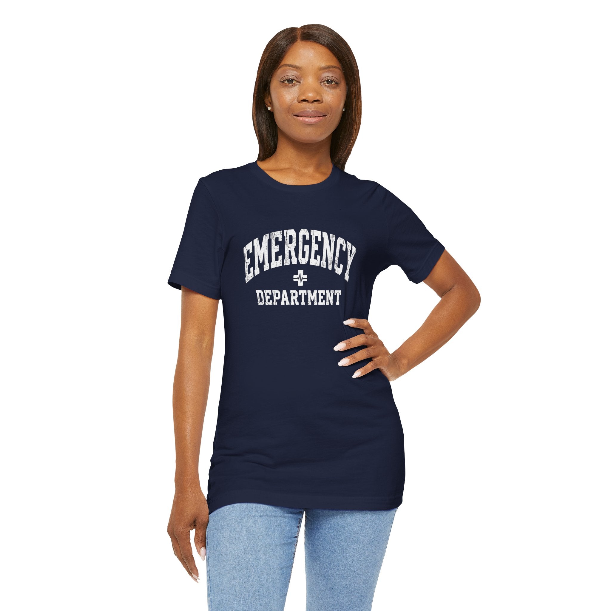 Emergency Department | Varsity Arc Nurse T-Shirt