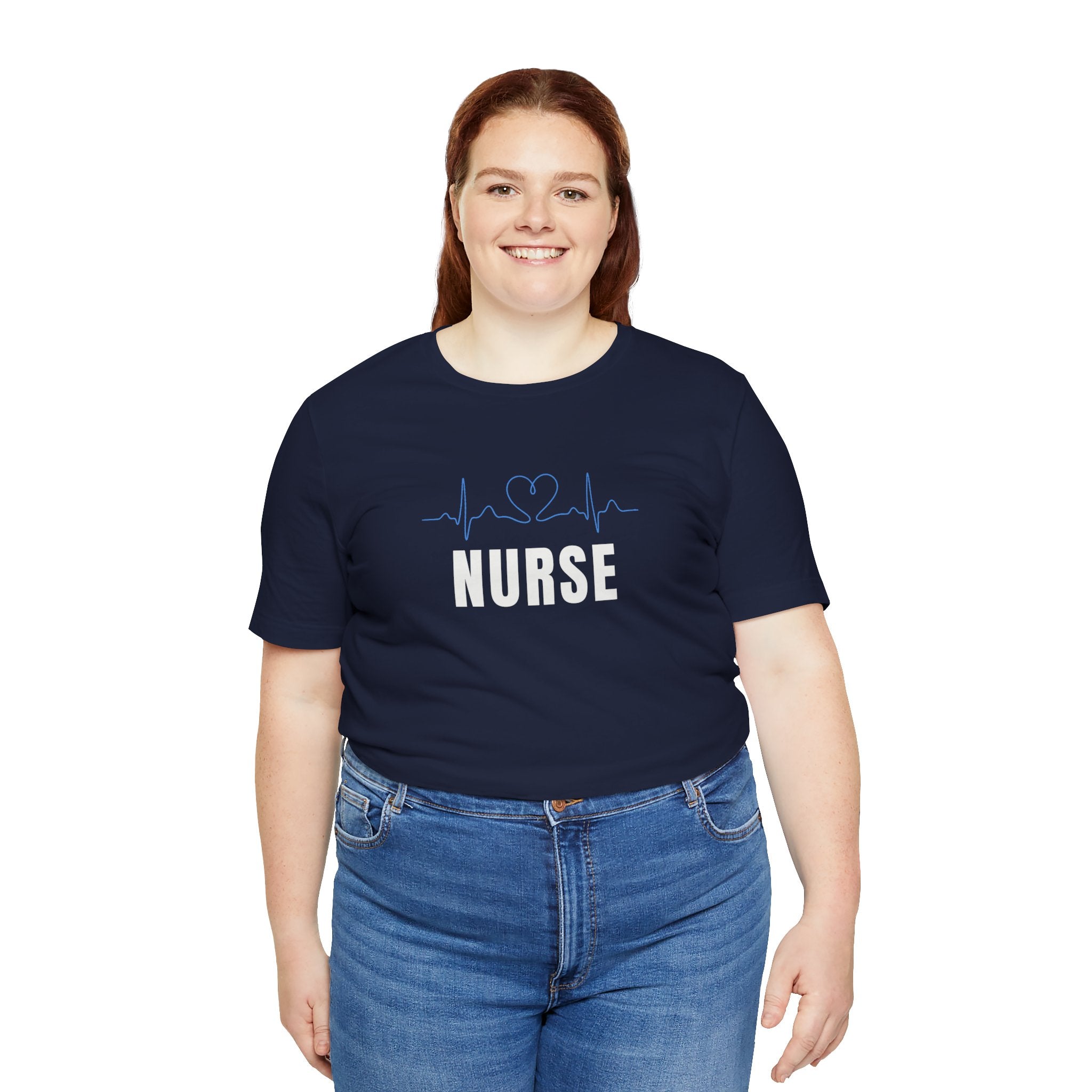 Nurse Heartbeat EKG Tee