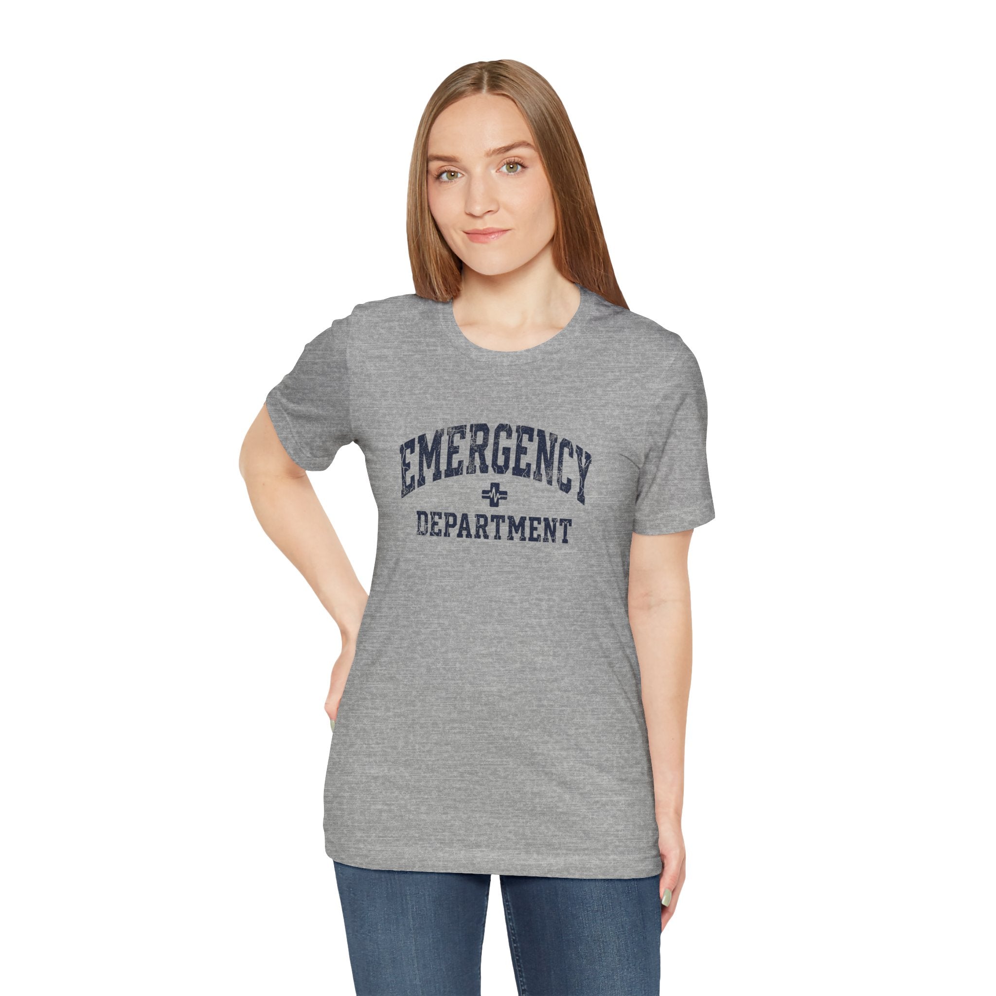 Emergency Department | Varsity Arc Nurse T-Shirt