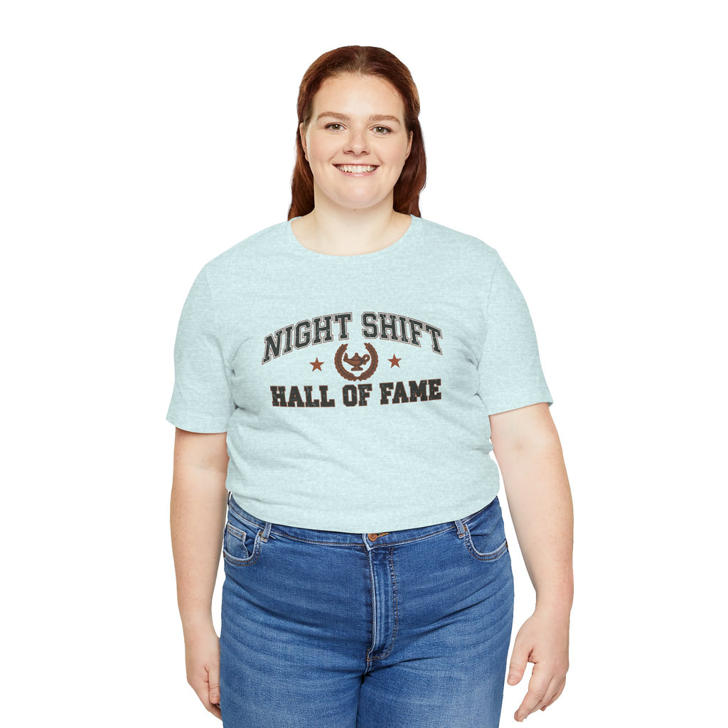 Night Shift Hall of Fame | Varsity Nurse T-Shirt