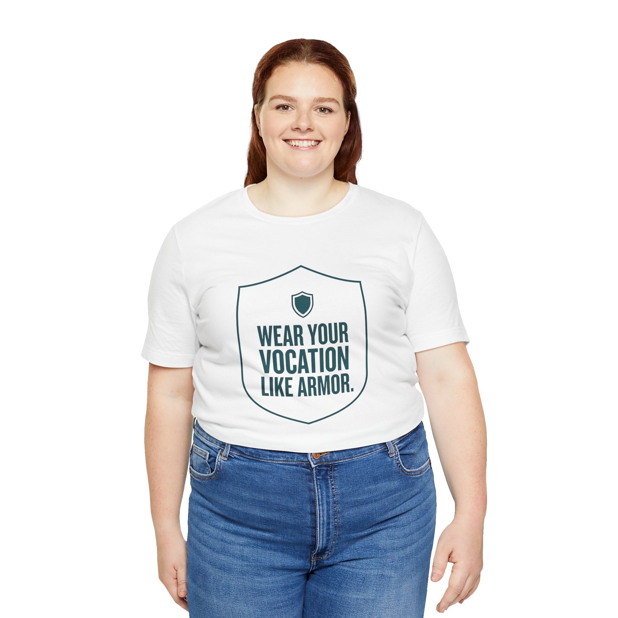Wear Your Vocation Like Armor | Empowering Nurse T-Shirt