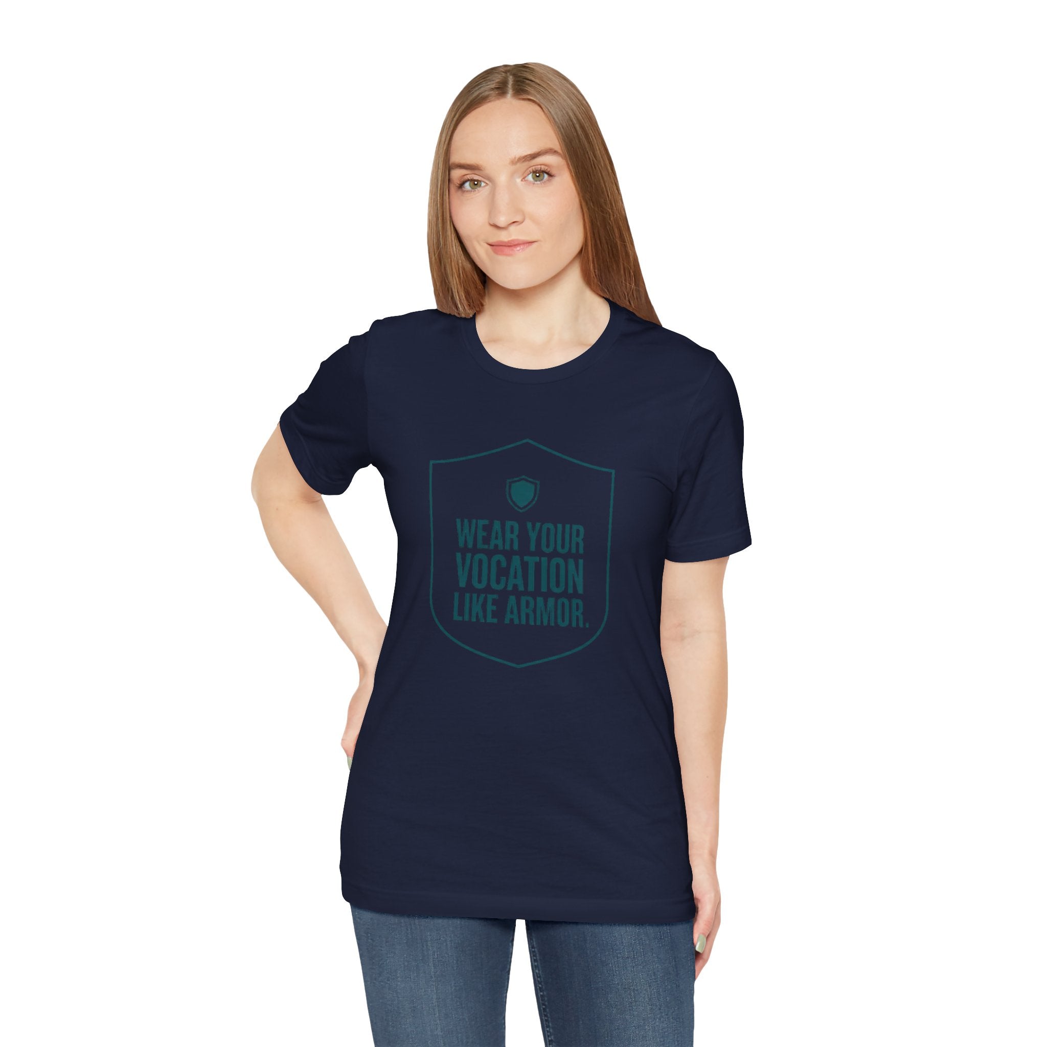 Wear Your Vocation Like Armor | Empowering Nurse T-Shirt