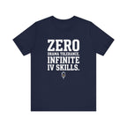 Zero Drama Tolerance. Infinite IV Skills.