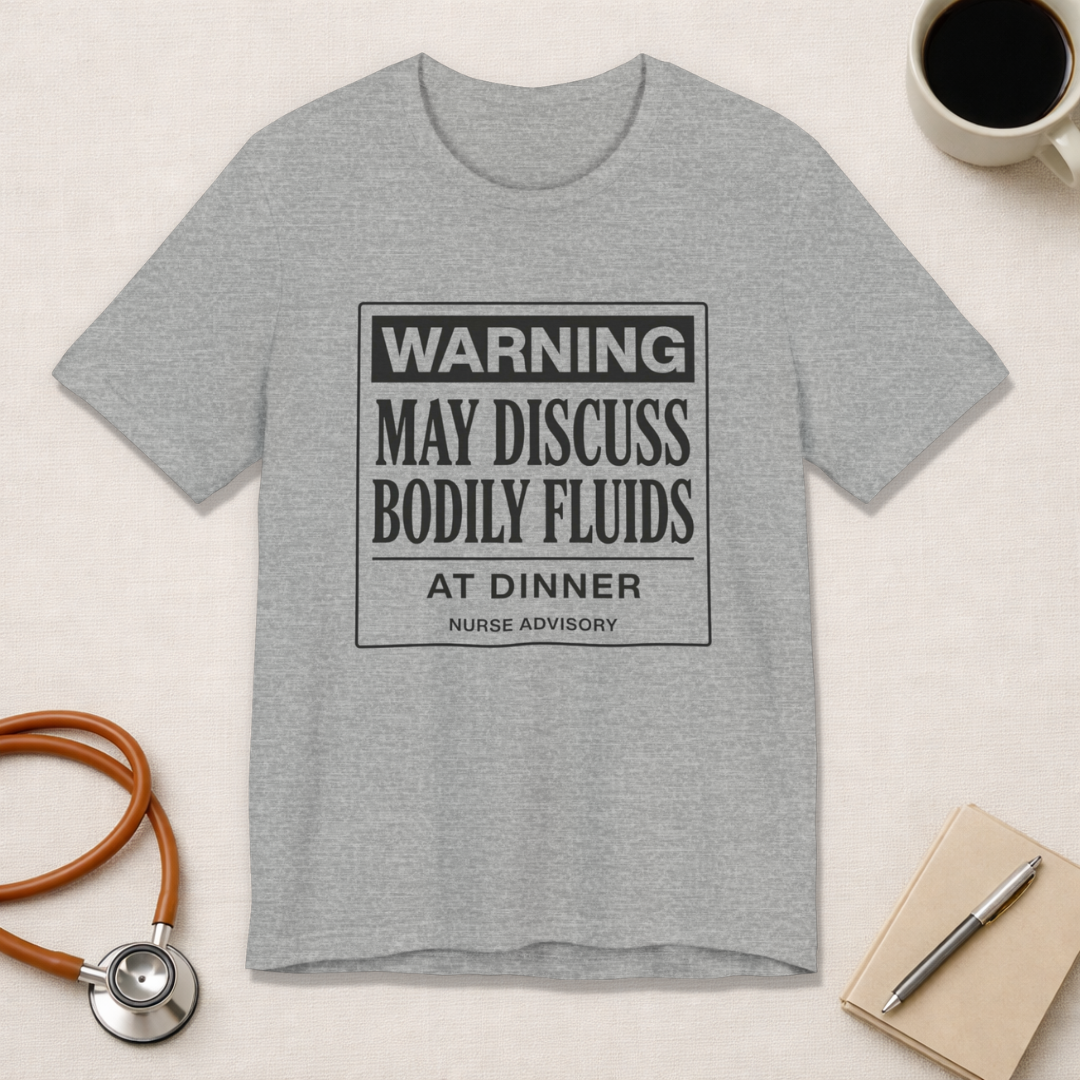 Bodily Fluids Warning Tee