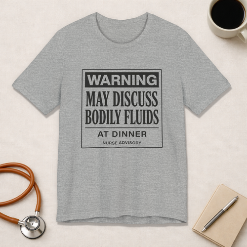 Bodily Fluids Warning Tee