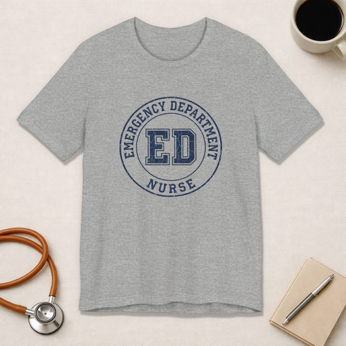 Emergency Department Nurse | Varsity Badge T-Shirt