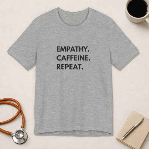 Empathy Caffeine Repeat Tee