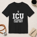 ICU Intensive Care Unit | Varsity Block Nurse T-Shirt