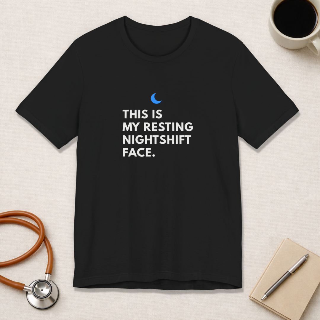 Resting Nightshift Face Tee