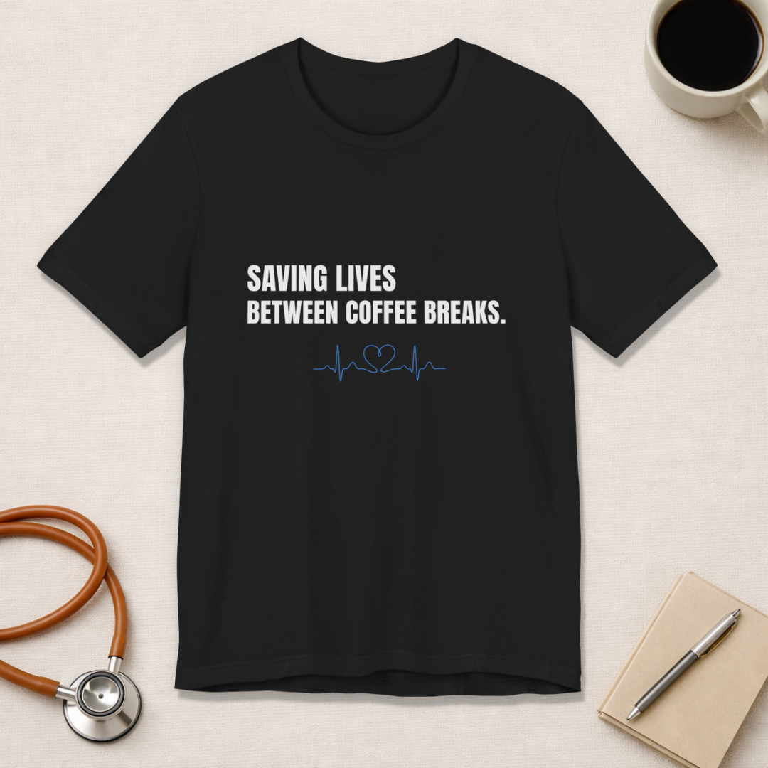 Saving Lives Between Coffees Tee