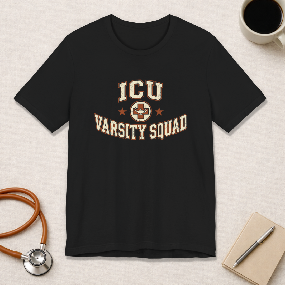 ICU Varsity Squad | Varsity Nurse T-Shirt