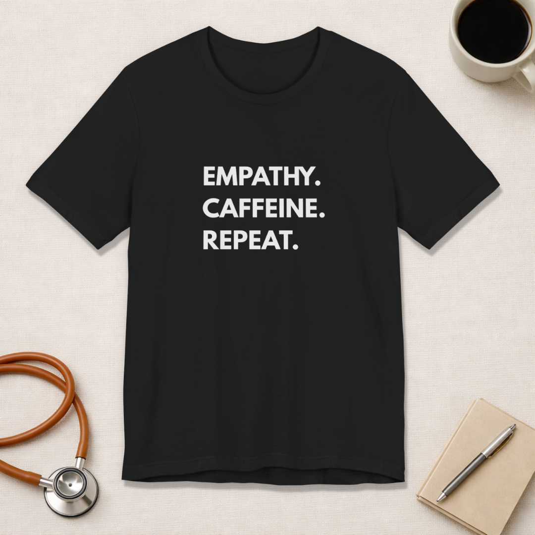 Empathy Caffeine Repeat Tee