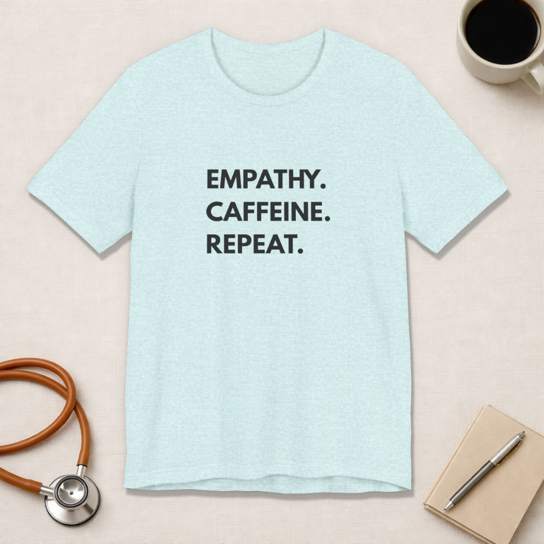 Empathy Caffeine Repeat Tee
