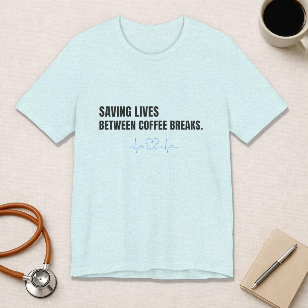 Saving Lives Between Coffees Tee