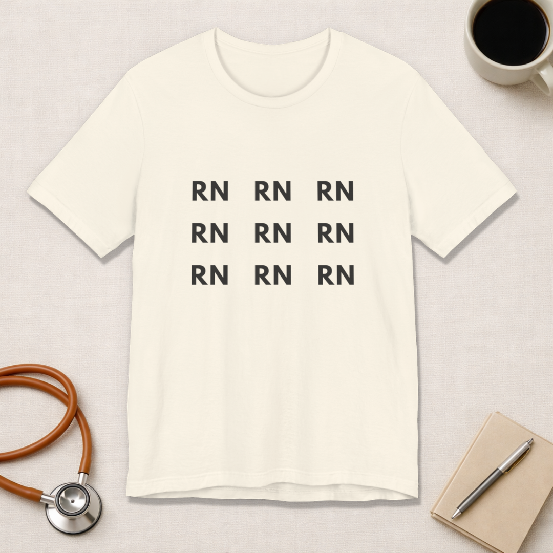 RN Minimalist Pattern Tee