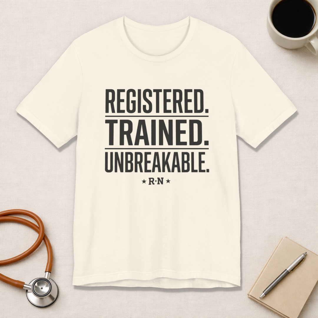 Registered. Trained. Unbreakable. Tee