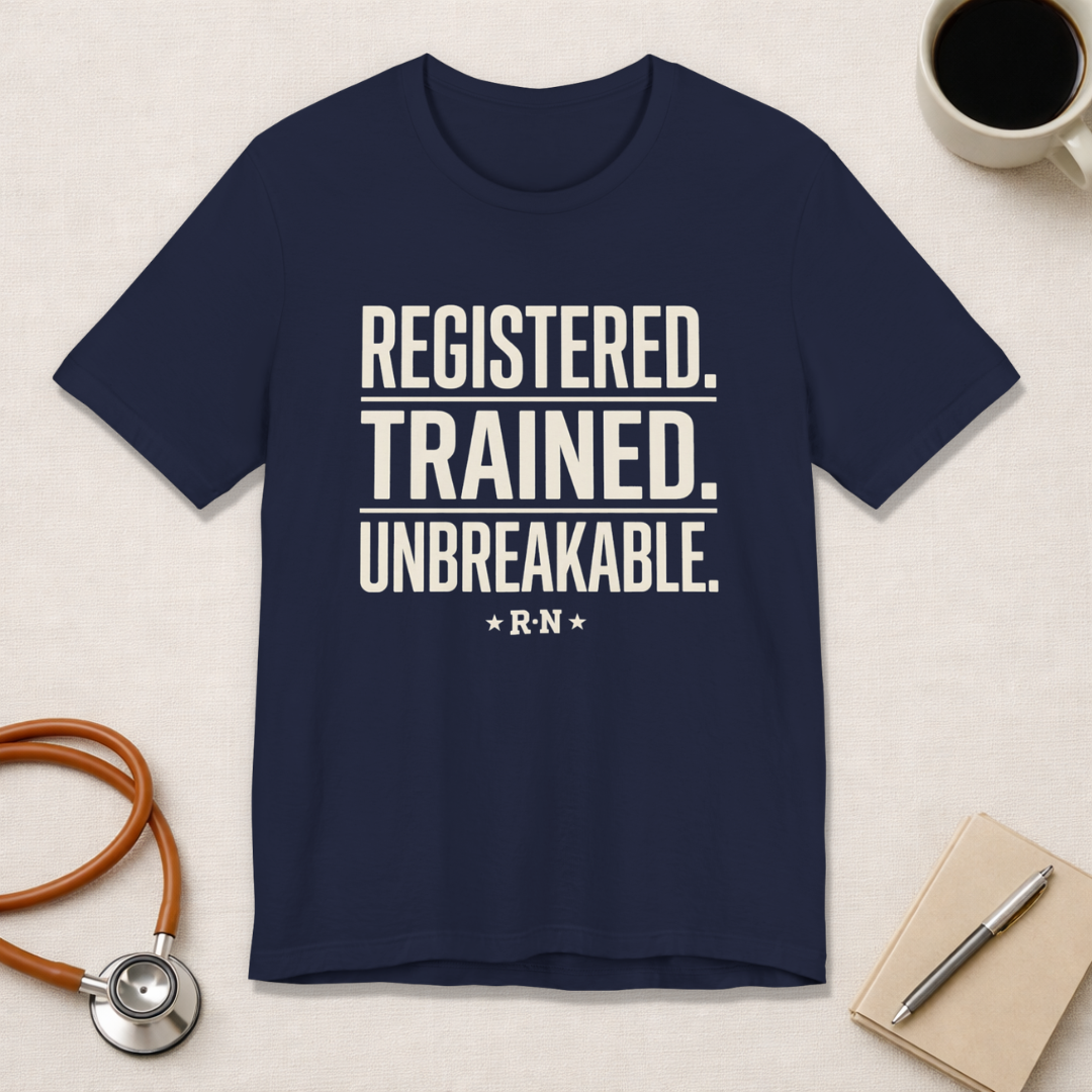 Registered. Trained. Unbreakable. Tee