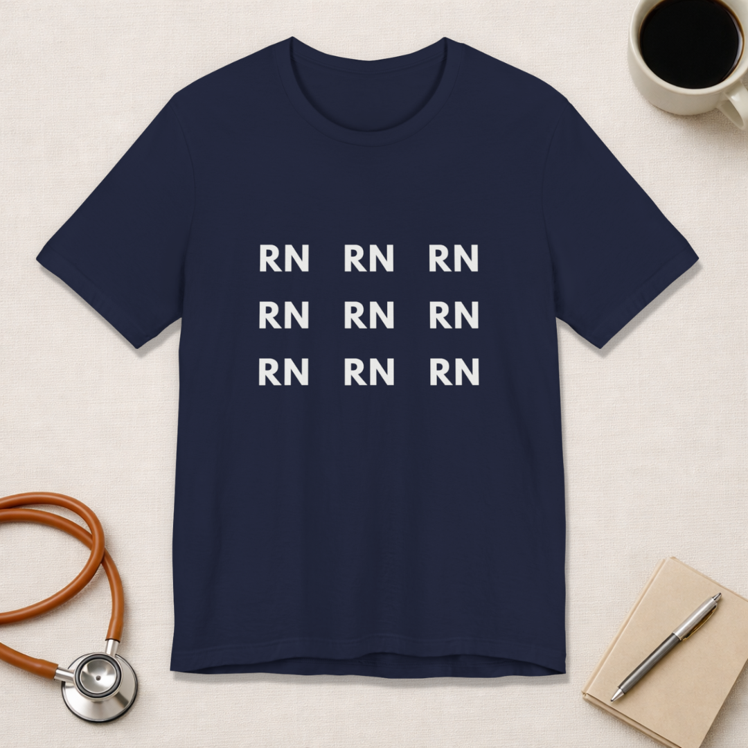 RN Minimalist Pattern Tee