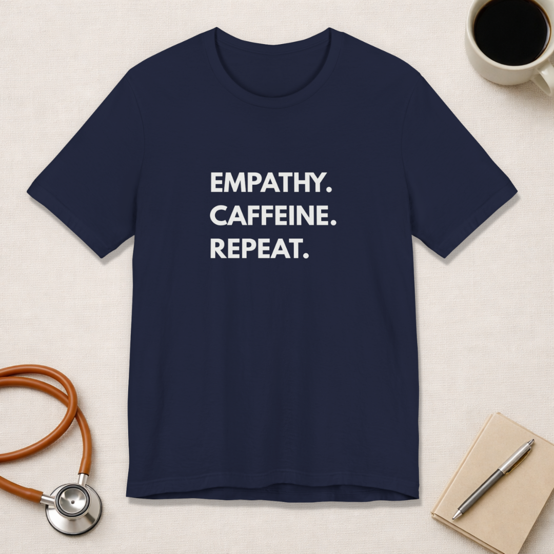 Empathy Caffeine Repeat Tee