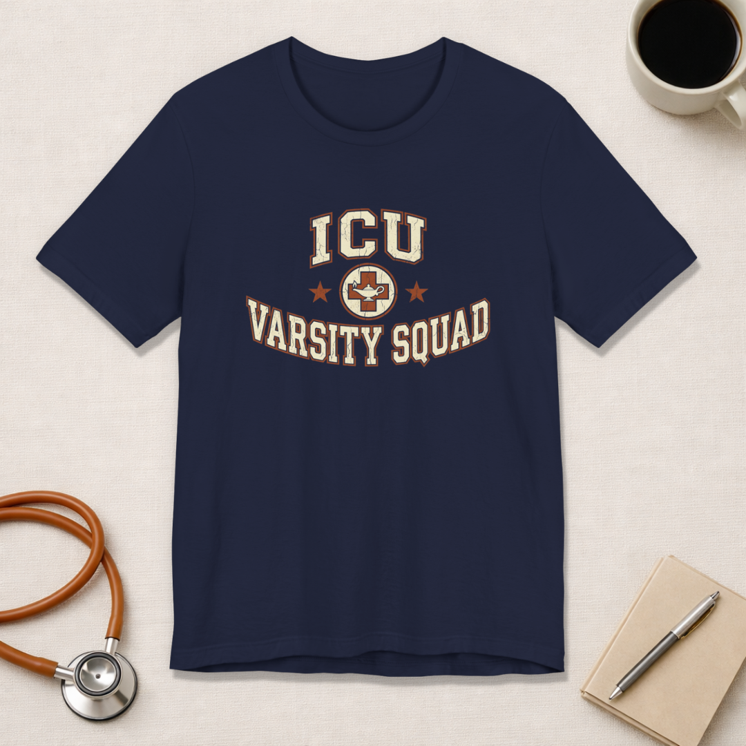 ICU Varsity Squad | Varsity Nurse T-Shirt