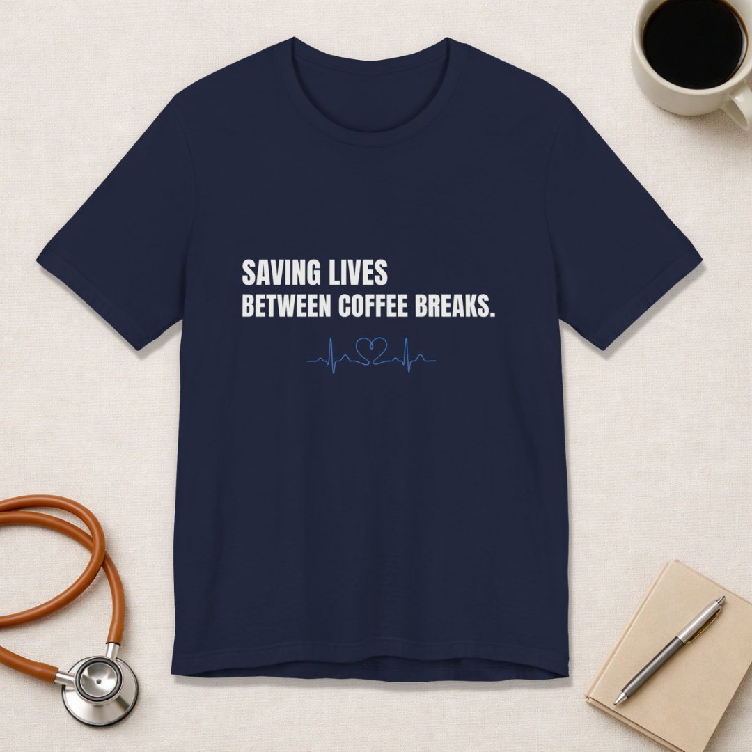 Saving Lives Between Coffees Tee