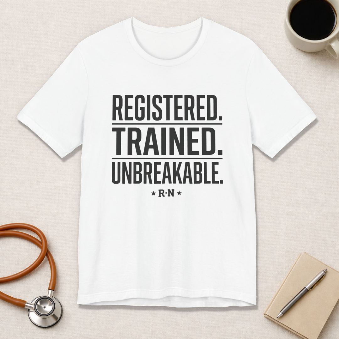 Registered. Trained. Unbreakable. Tee