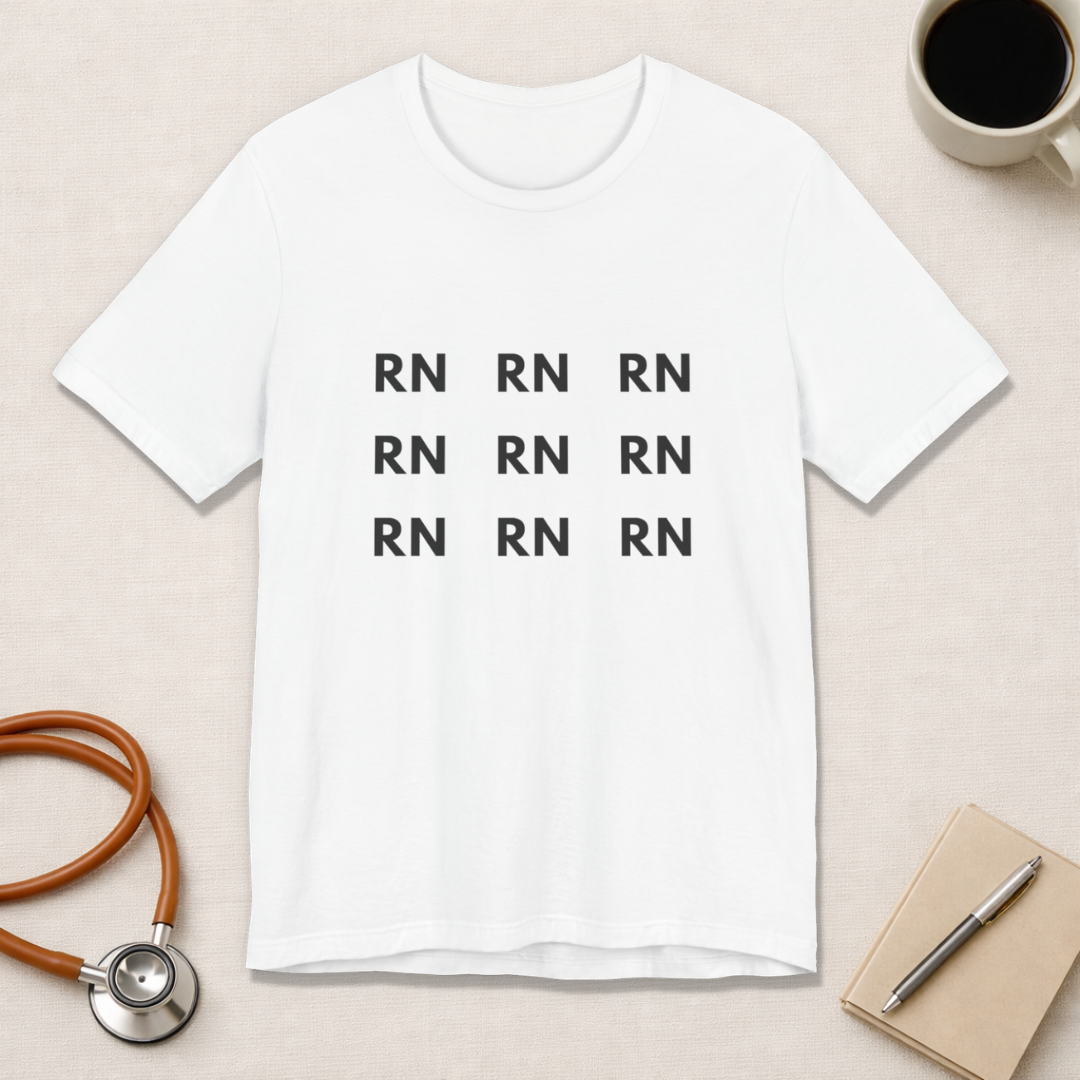 RN Minimalist Pattern Tee